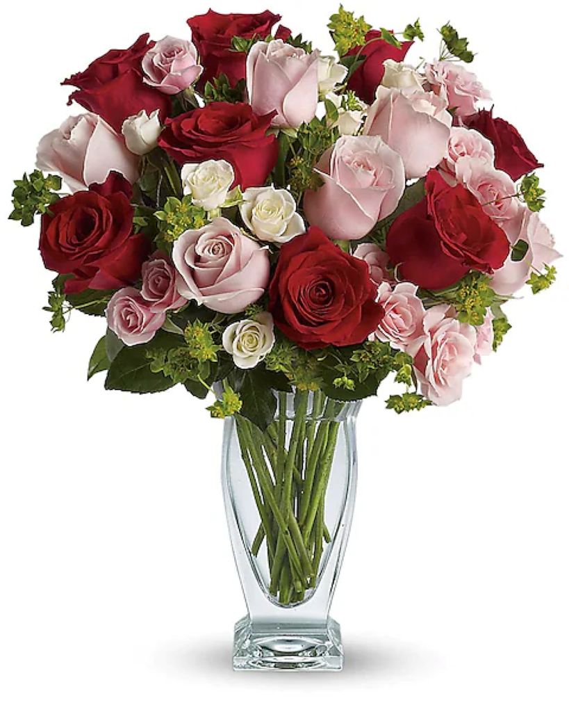 Cupids Creation With Red Roses