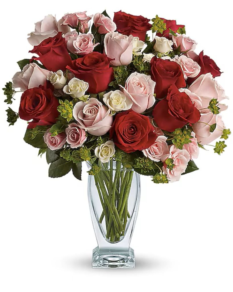 Cupids Creation With Red Roses