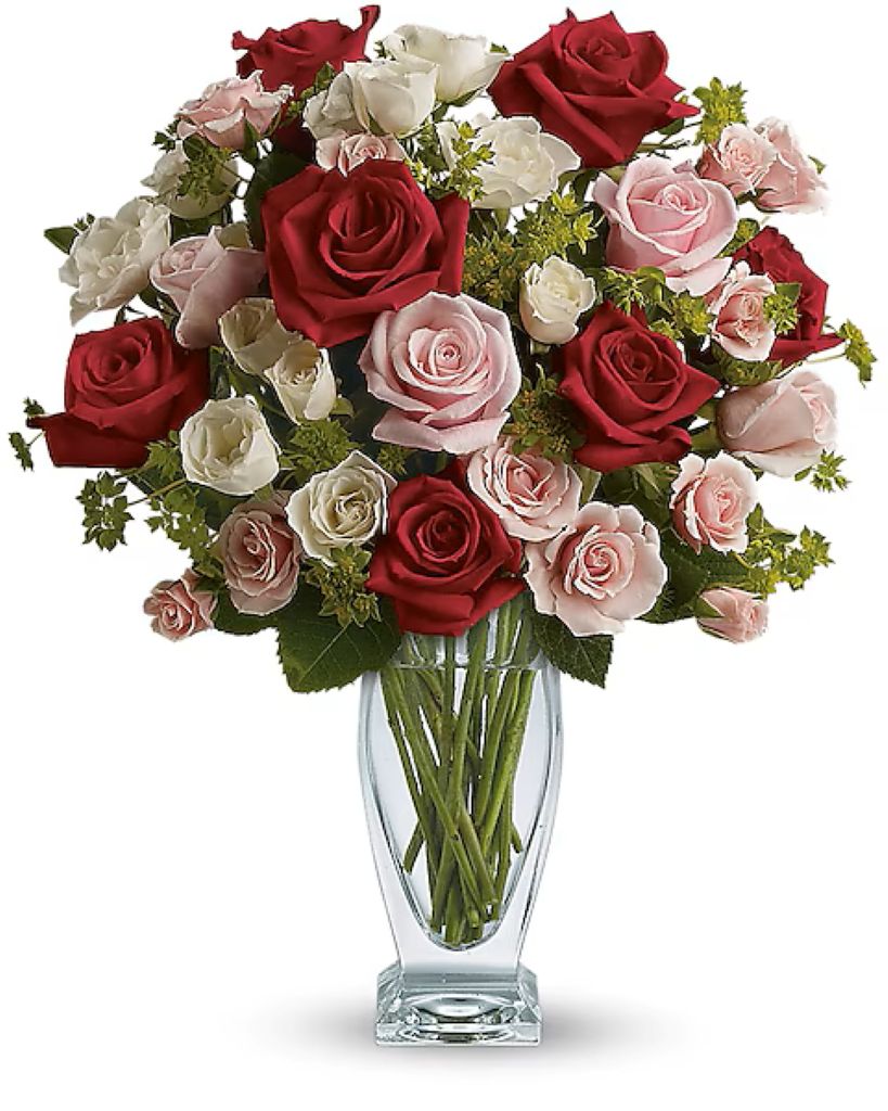 Cupids Creation With Red Roses