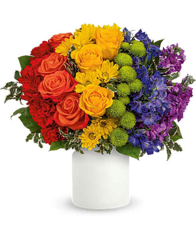 Teleflora's Rainbow Love Bouquet