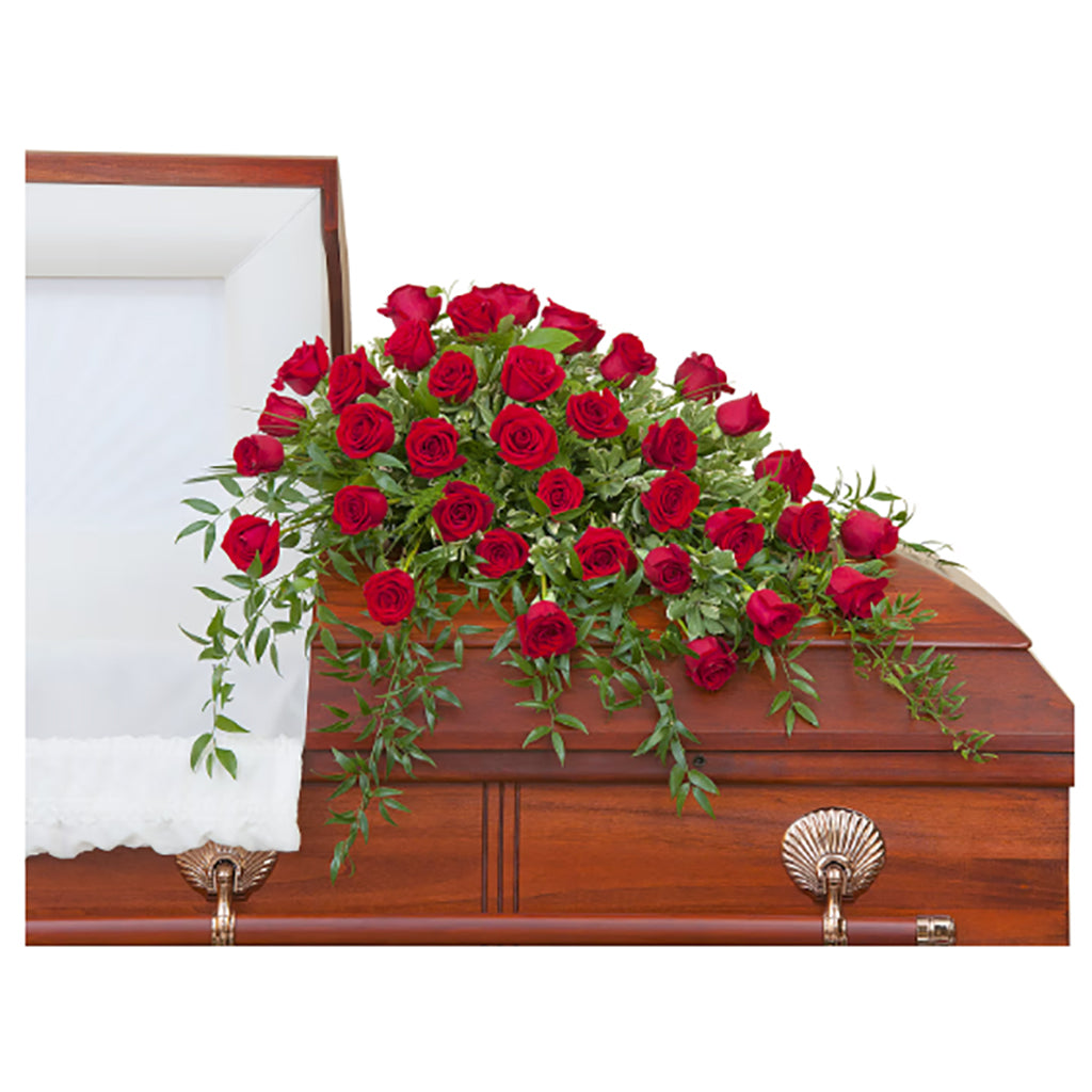 36 Roses Casket Spray