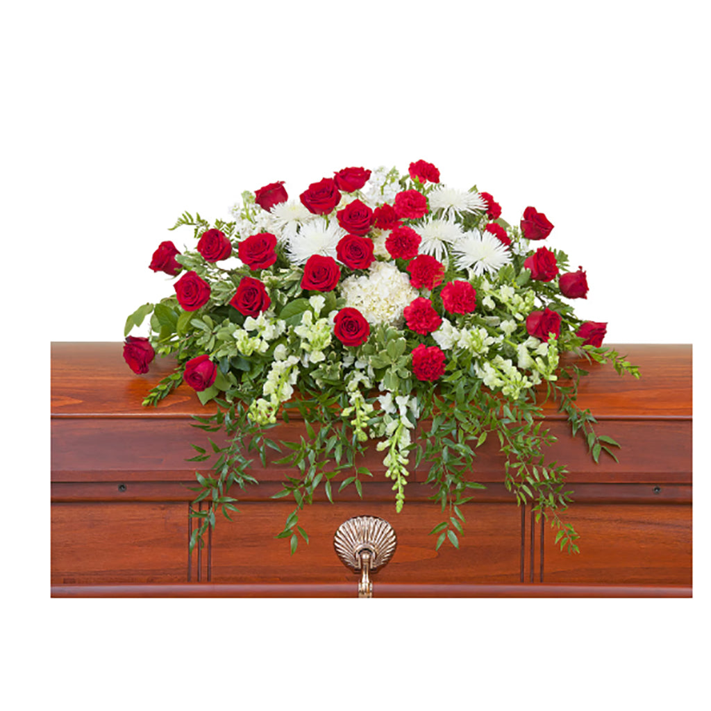 Enduring Strength Casket Spray – North Star Blooms, Roseville MN
