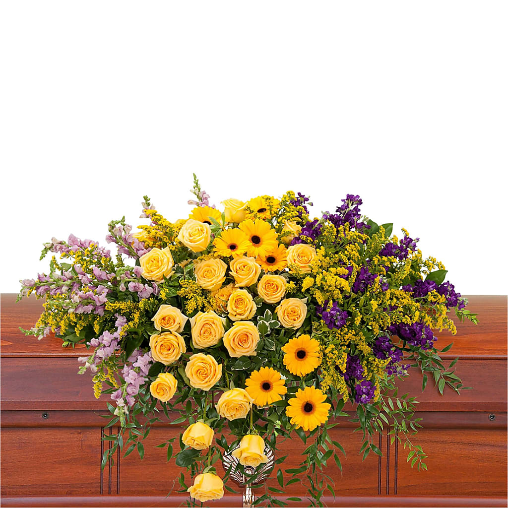 Vivid Memories Casket Spray – North Star Blooms, Roseville MN