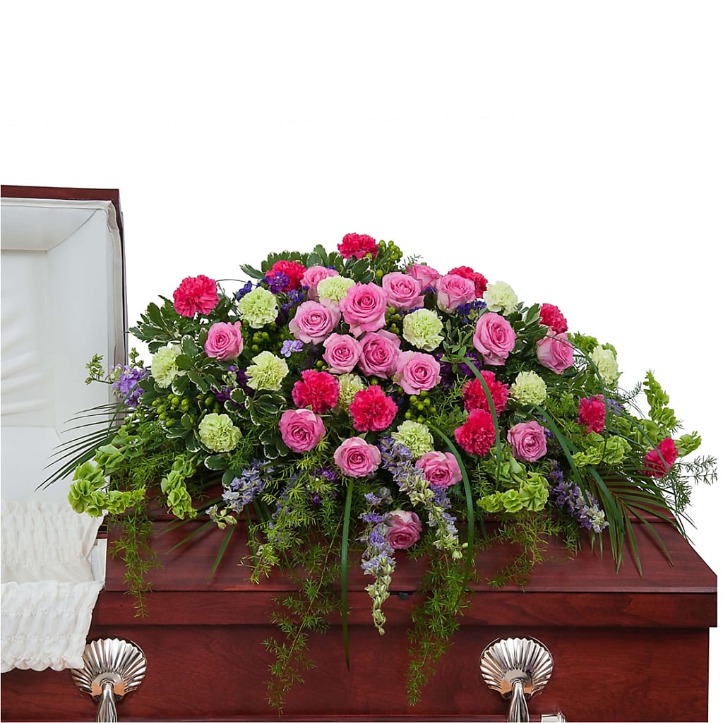 Forever Cherished Casket Spray – North Star Blooms, Roseville MN