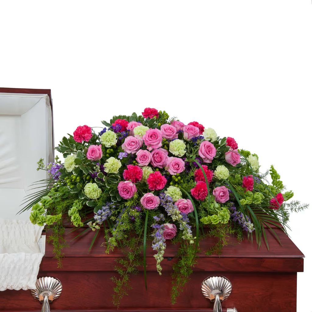 Forever Cherished Casket Spray – North Star Blooms, Roseville MN