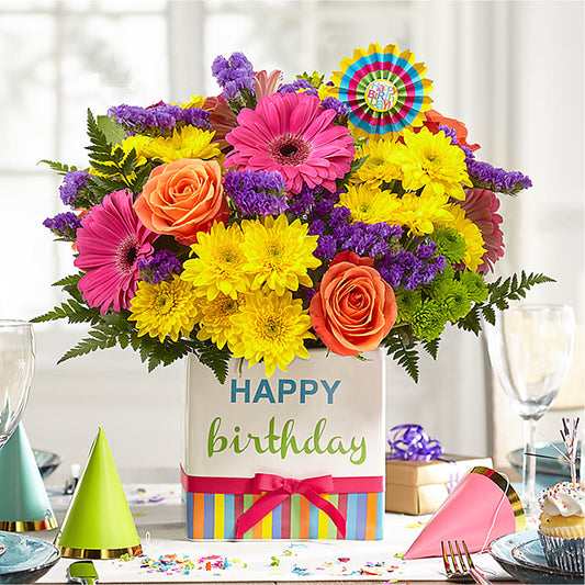 Birthday Brights Bouquet –  North Star Blooms, Roseville MN