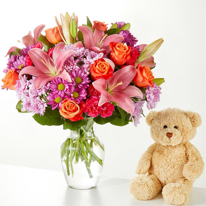 One and Only Bouquet and Bear Bundle –  North Star Blooms, Roseville MN