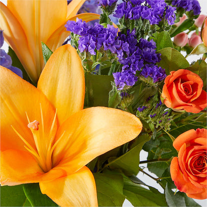 Radiant Citrus Bouquet –  North Star Blooms, Roseville MN