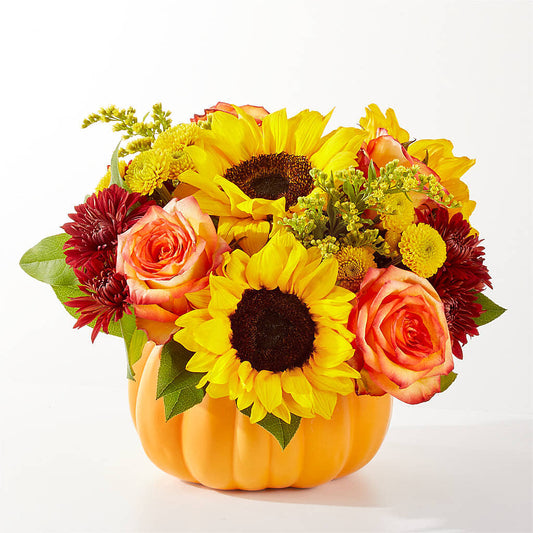 Golden Gourd Pumpkin Bouquet –  North Star Blooms, Roseville MN