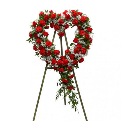 Red Carnation Heart