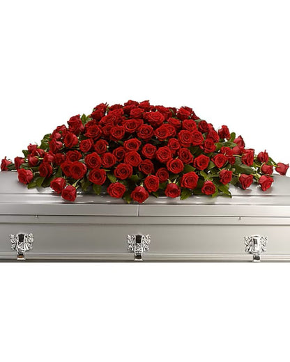 Greatest Love Full Cover Casket Spray –  North Star Blooms, Roseville MN