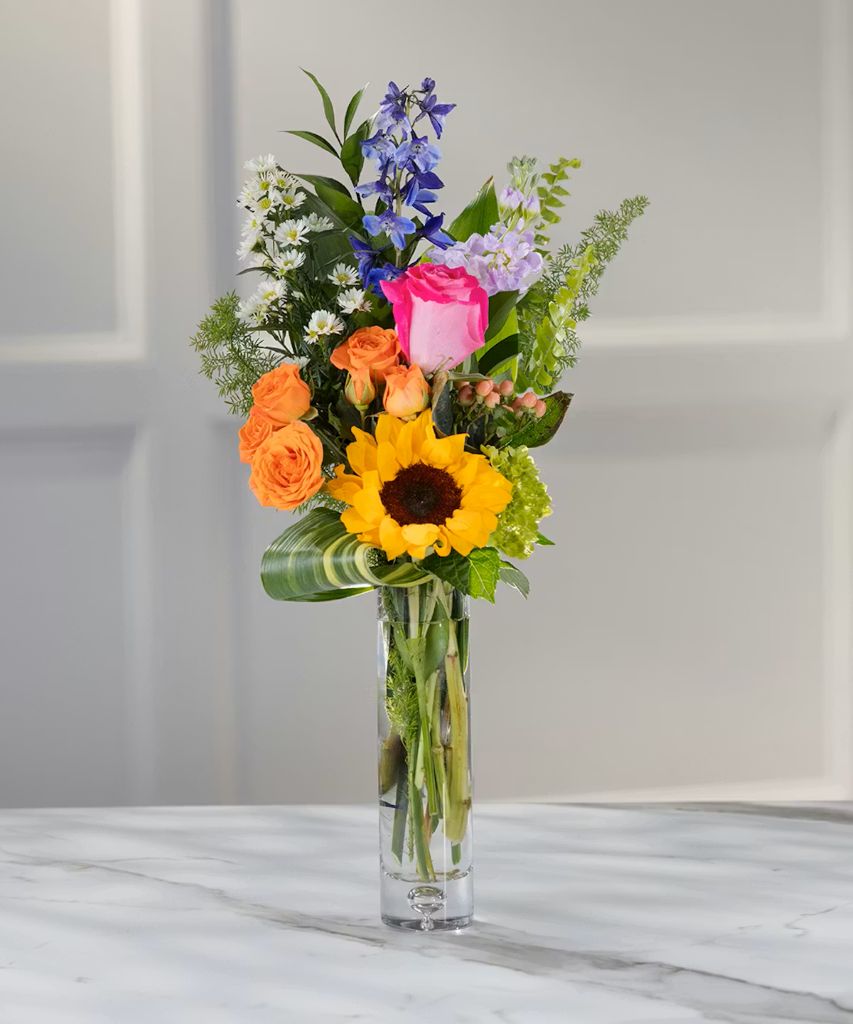 Dutch Spring Floral Bunch Vase