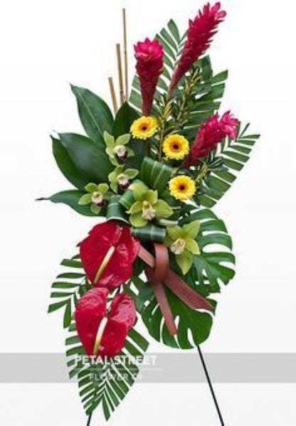 Tropical Standing Spray –  North Star Blooms, Roseville MN