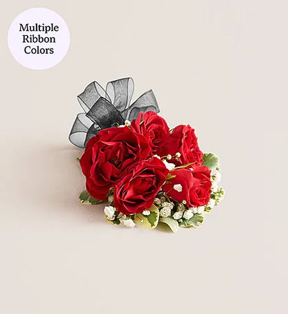 Red Rose Wrist Corsage –  North Star Blooms, Roseville MN