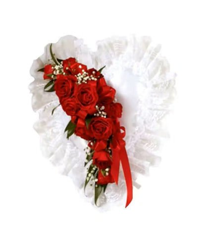 Heart Casket Pillow –  North Star Blooms, Roseville MN