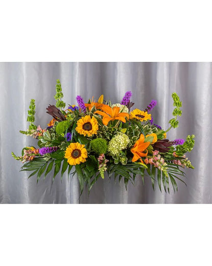 Sol Casket Spray –  North Star Blooms, Roseville MN