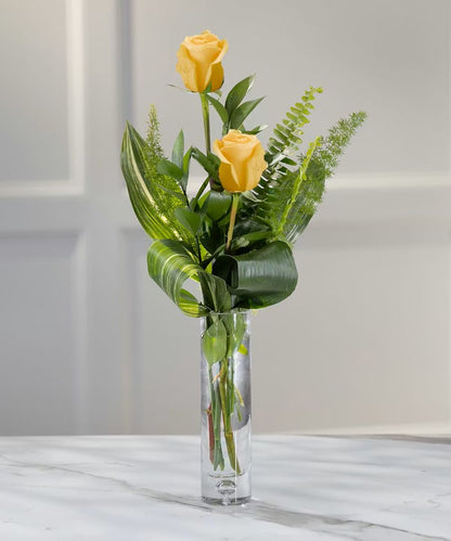 Yellow Rose Budvase