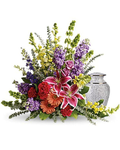 Eternal Bloom Urn Surround –  North Star Blooms, Roseville MN