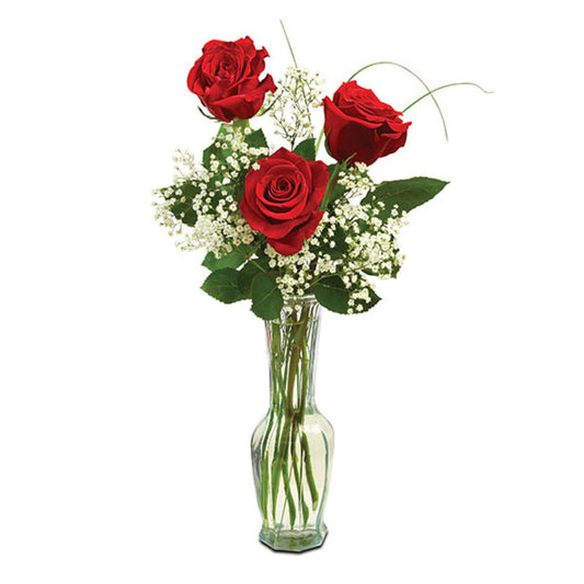 3 Rose Bud Vase