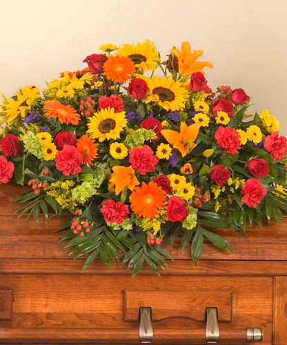 Tuscan Casket Spray –  North Star Blooms, Roseville MN