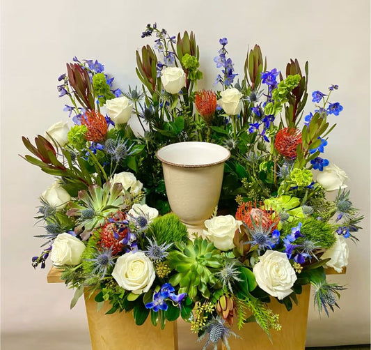 Arizona Desert Urn Wreath