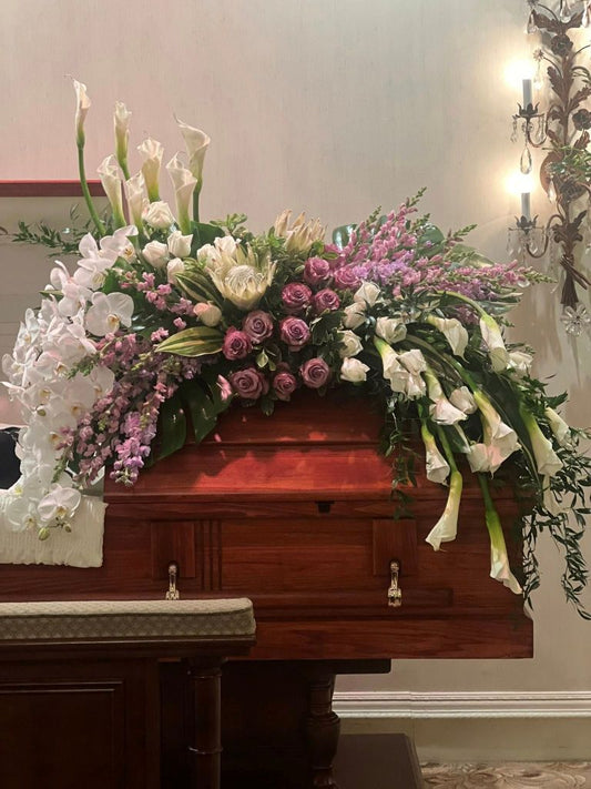 Orchid & Calla Lily Cascade