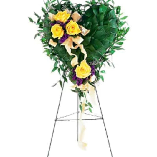 Yellow Rose Friendship Heart