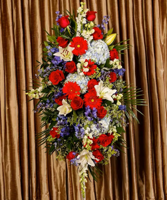 Patriotic Standing Spray