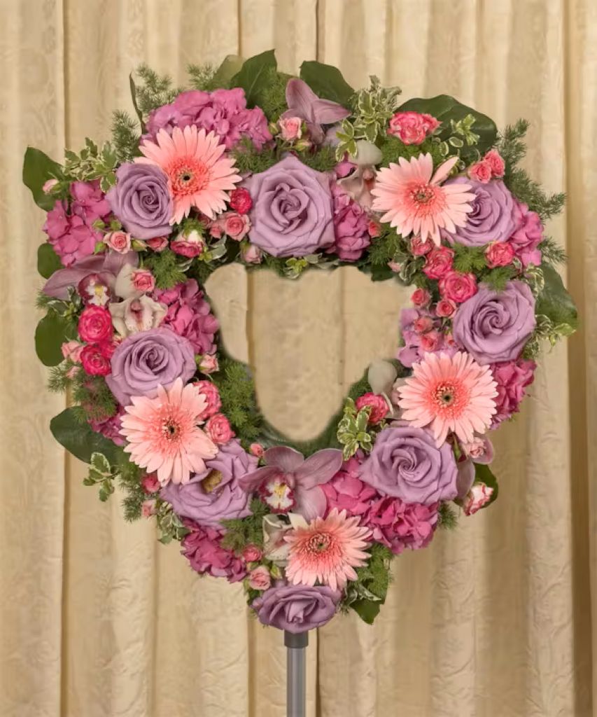 Soft Colored Open Heart