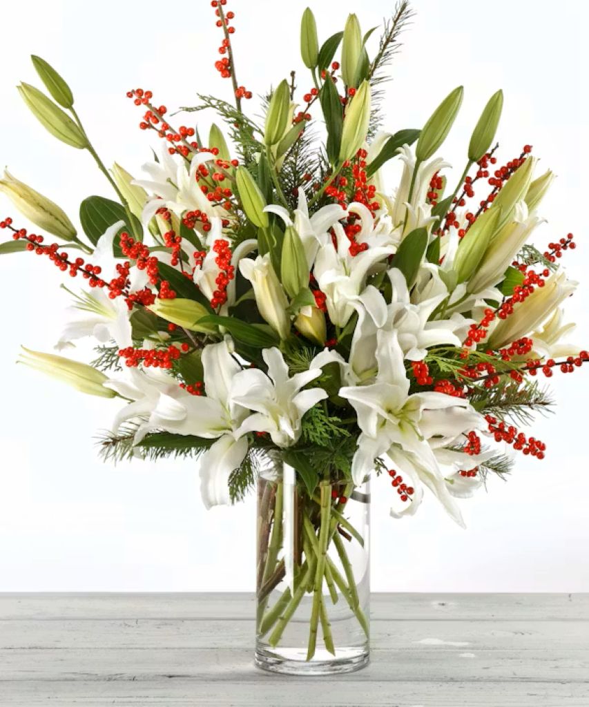 Christmas White Mountain Lilies