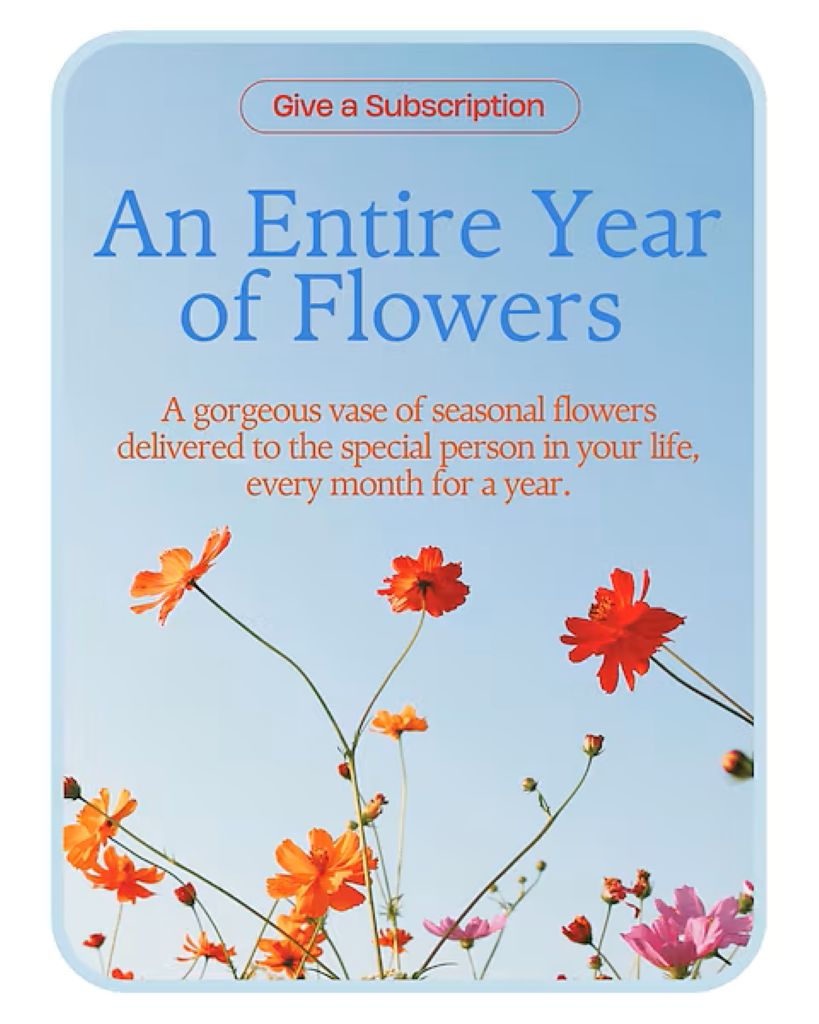 Bouquet of the Month Club (12) –  North Star Blooms, Roseville MN