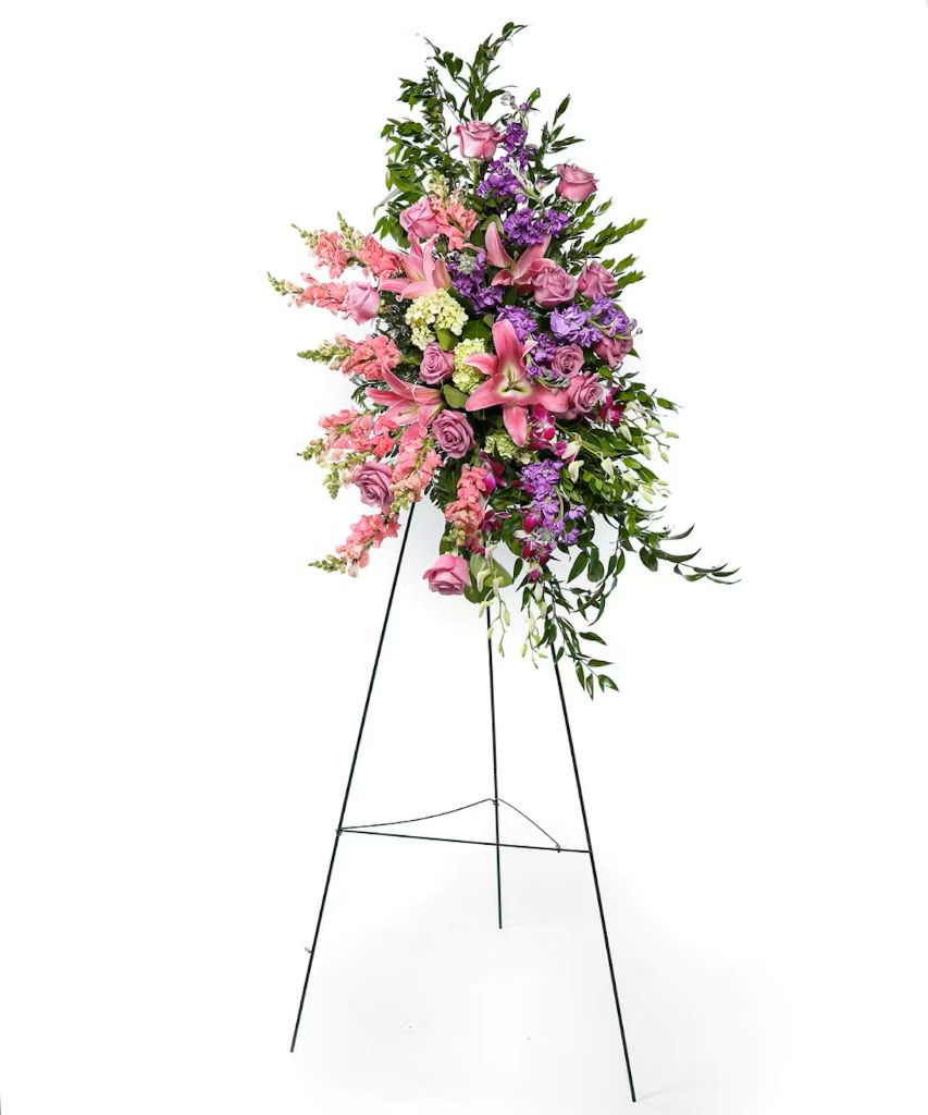 Graceful Condolence Standing Spray