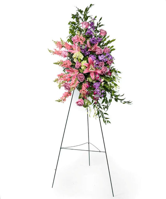 Graceful Condolence Standing Spray