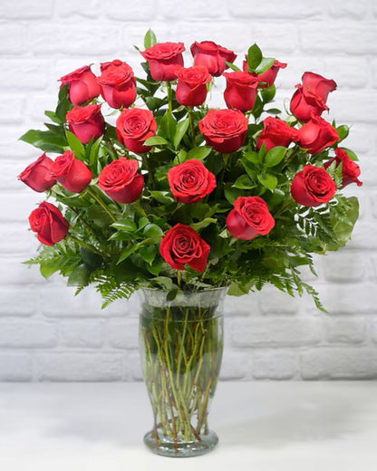 24 Red Roses –  North Star Blooms, Roseville MN