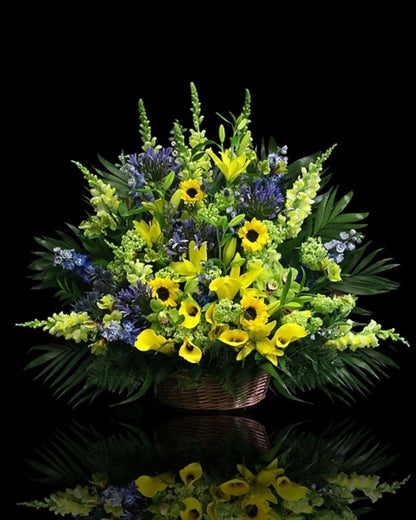 Sapphire Citrus Sympathy Basket