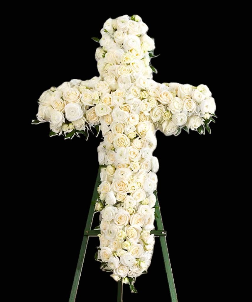 The Elegance Rose Sympathy Cross