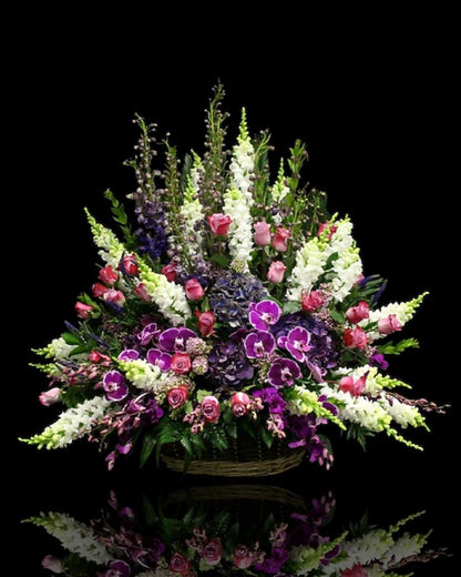 Jewel Elegance Sympathy Basket –  North Star Blooms, Roseville MN