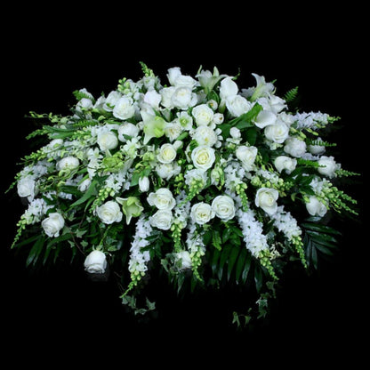 Blanc Casket Spray