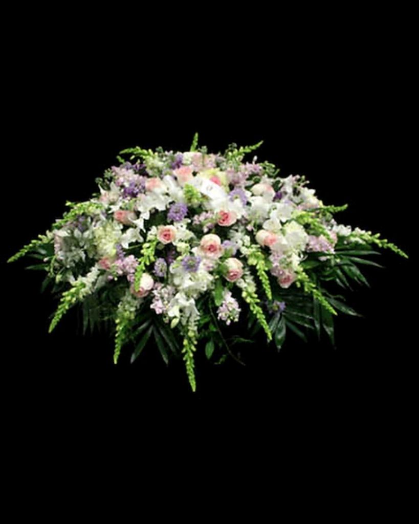 Pastel Casket Spray