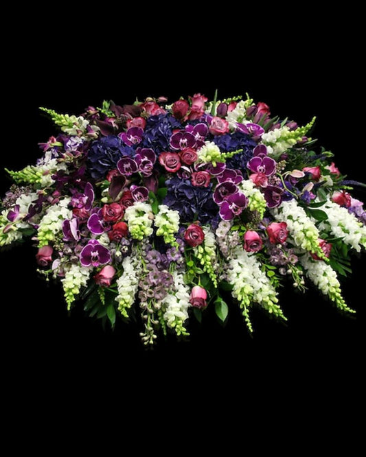 Jewel Elegance Casket Spray
