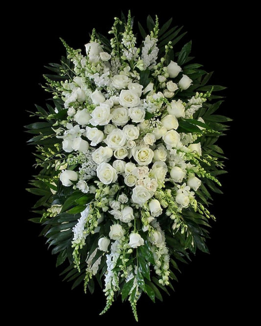 Blanc Rose Sympathy Spray
