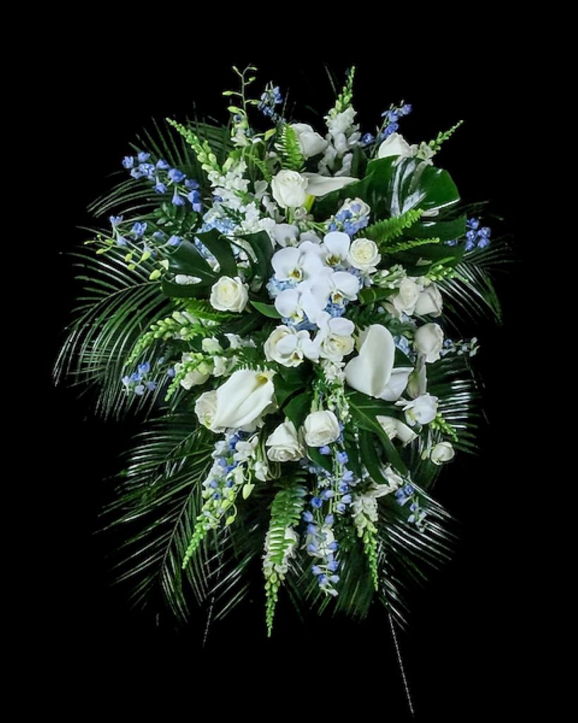 Sapphire Calla Lily Spray