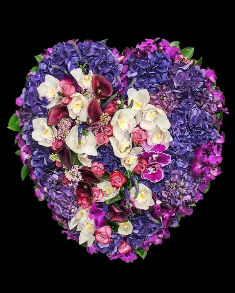 Jewel Solid Sympathy Heart
