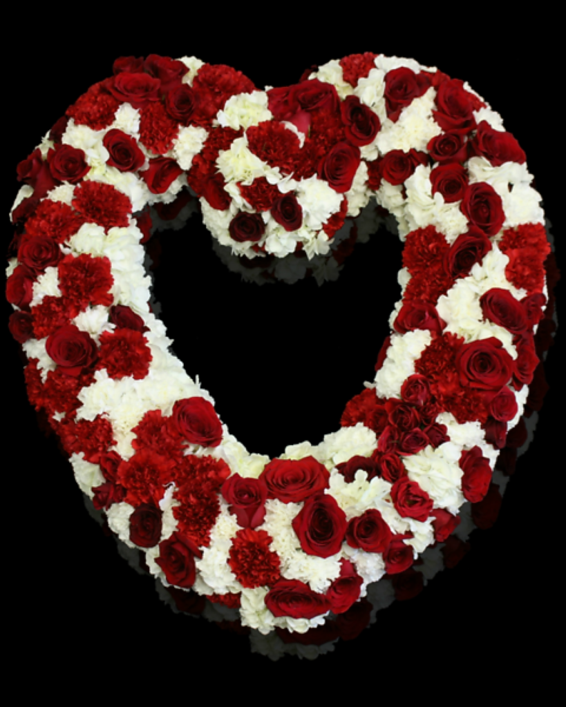 Blanc Rouge Sympathy Heart