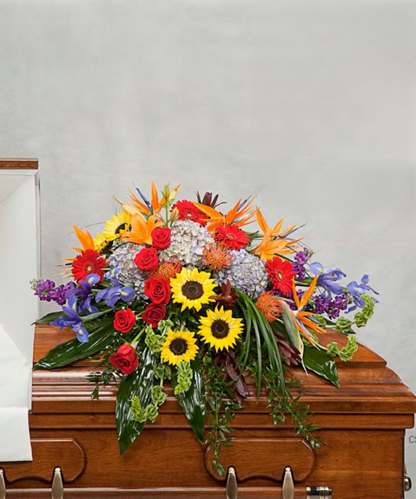 Bright Cover Casket Spray