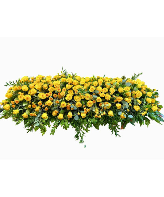Eternal Rose Embrace Full Casket Pall