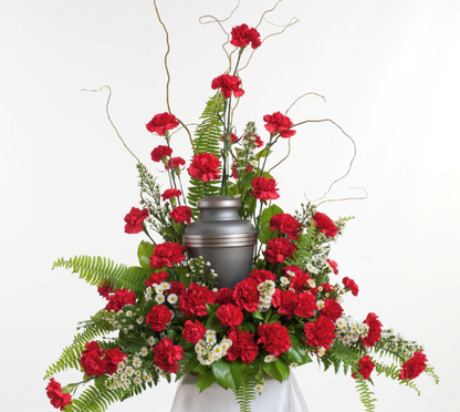 Classic Carnations Urn –  North Star Blooms, Roseville MN