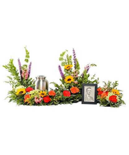 Joyful Sentiments Cremation Arrangement –  North Star Blooms, Roseville MN