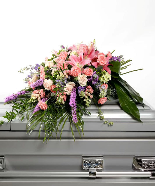 Graceful Condolence Casket Spray