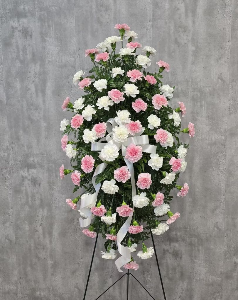 Classic Carnation Easel Spray
